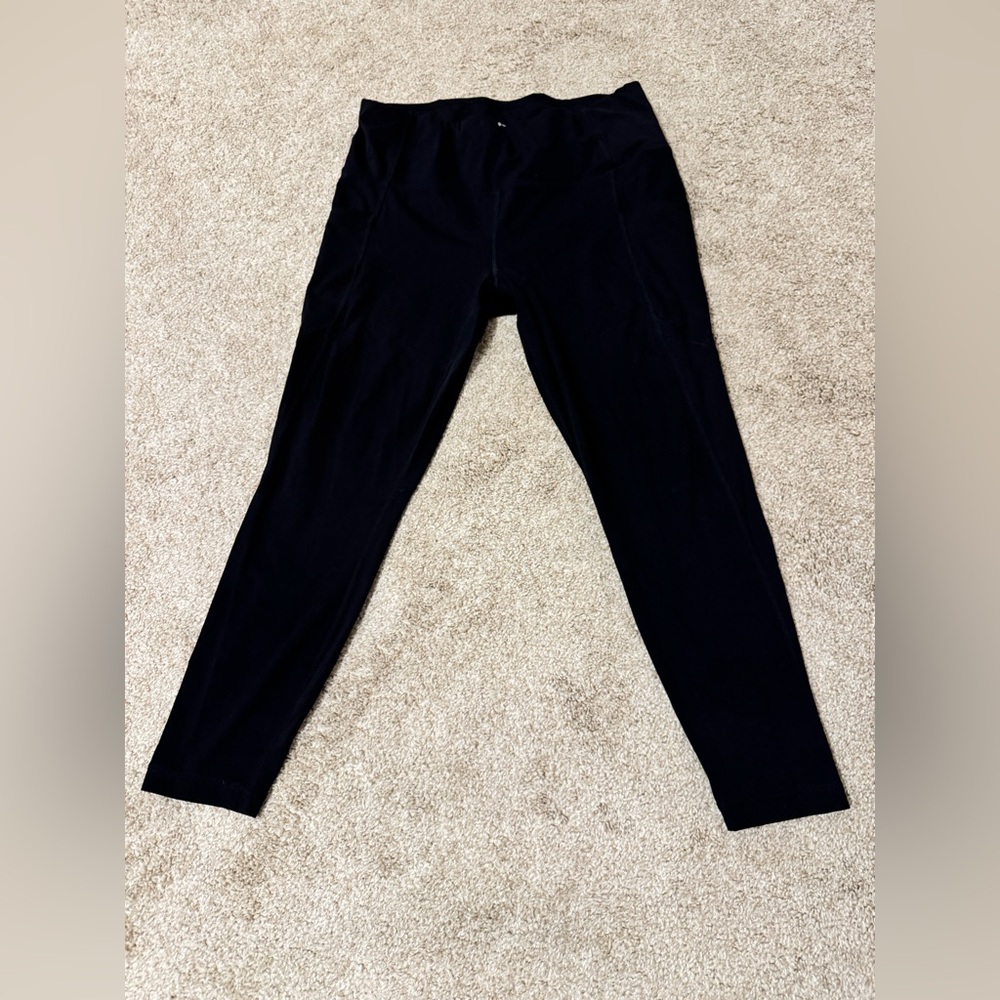 Member’s Mark Size XXL Everyday High Rise Ankle Legging For Women in Black